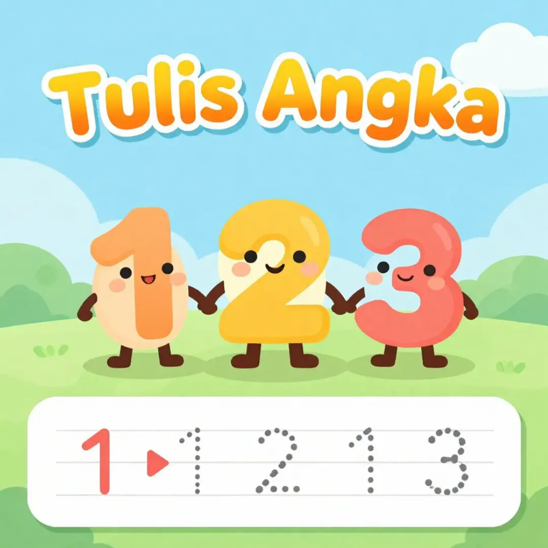 Game edukasi anak Menulis Angka